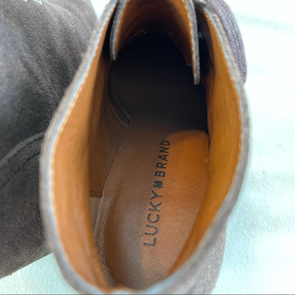 Lucky Brand Sway Suede Wedge Booties - Picture 11 of 14